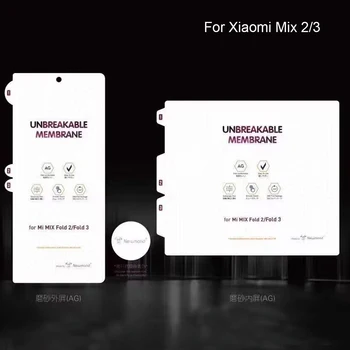 0,15 mm Nezlomljiv Membrane Spredaj Hydrogel Film za Xiaomi Mix Krat 3 2 Mehko TPU Screen Protector Zaščitno folijo