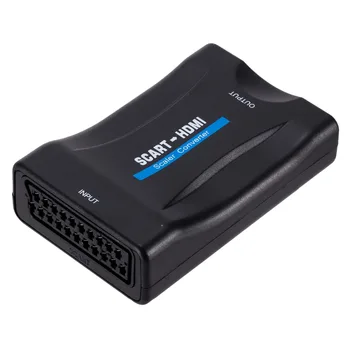 1080P SCART Za HDMI Video Audio Upscale Pretvornik Adapter za TV-sprejemnikom HD DVD za Sky Box STB Plug and Play z DC Kabel