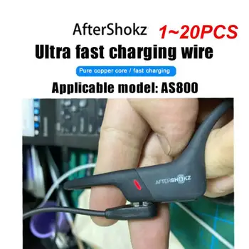 1~20PCS za AfterShokz AS800 Kabel za Polnjenje naprave, združljive Slušalke Polnjenje Žičnih Polnjenja prek kabla USB Adapter
