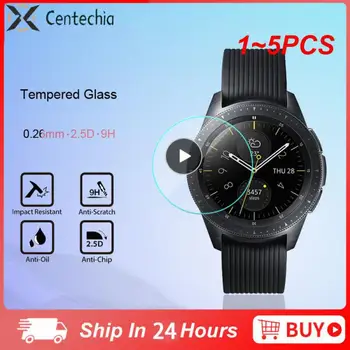 1~5PCS 3/1Pack 9H Kaljeno Steklo za Varovanje sluha za Samsung Galaxy Watch 46mm 42mm Anti-scratch Zaščitnik Zaslon Zaščitna Stekla