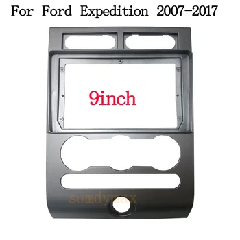 2 DIN 9-Palčni Avto Fascijo Okvir za Ford Expedition 2007-2017 Kit Panel Vgradnjo android avto Radio