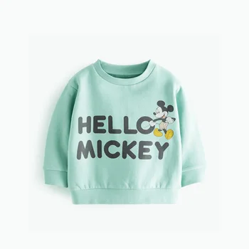 2023 Jeseni Otroci majice Mickey Mouse Otroci T Srajce Fantje in Dekleta Vrh Oblačila, ki Baby Boy Dekleta T-majice