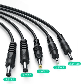 2023 Nov USB na USB-A za 5 Sod - 3,5 mm 5,5 mm Napajalni Kabel za LED Trakovi Luči Svetilka za Polnjenje Kabel 50 CM