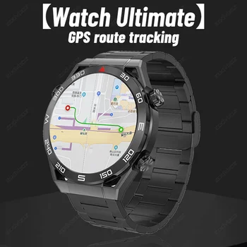 2023 Nove NFC Bluetooth Klic Smartwatch Kompas, GPS Sledilnik Gibanja Fitnes Zapestnica Za Huawei Ure Končni Pametno Gledati Moške