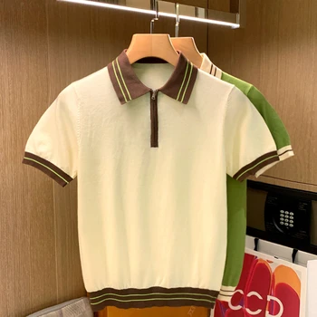 2023 Poletje moški s kratkimi rokavi bluzo na prostem športi golf hitro sušenje prosti čas T-shirt