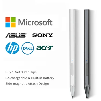 4096 Pisalo Za Microsoft Surface Pro 3 4 5 6 7 Pro X Površine Pojdite 2 Laptop Knjiga Studio Za HP ASUS Tablični Magnetni Pero Dotik