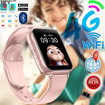 4G Kartice Sim Otroci Pametno Gledati Bluetooth Video Klepet 4G Smartwatch Z WeChat GPS Tracker za Daljinsko Spremljanje Smartwatch Za Otroka
