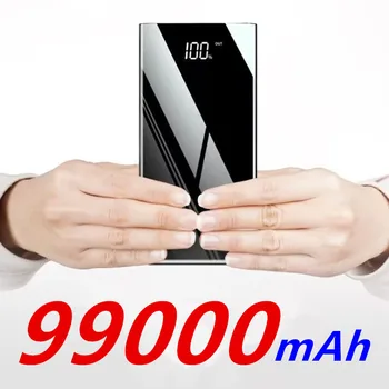 99000mAh Moči Banke S Hitro Polnjenje, Power Bank Prenosni Polnilec Za IPhone 14 13 12 Pro Max Xiaomi HuaWei