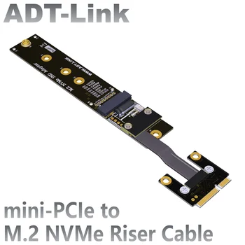 ADT-Link mini-PCIe za M. 2 NVMe Biti Kabel M. 2 Tipka M NVMe Razširitev Wifi Brezžično Kartico Podaljšek Adapter Gen3.0 Polno Hitrostjo