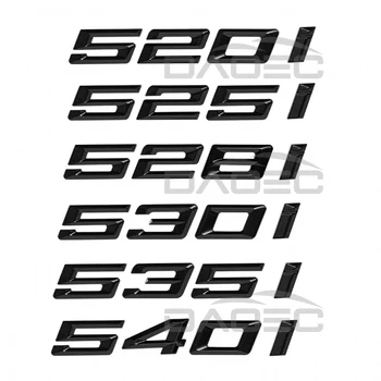 Avto 3D ABS Trunk Črke Logotip Značko Emblem Nalepko Nalepko Za BMW serije 5 520i 525i 528i 530i 535i 540i E39 E60 E61 F10, F11, G30