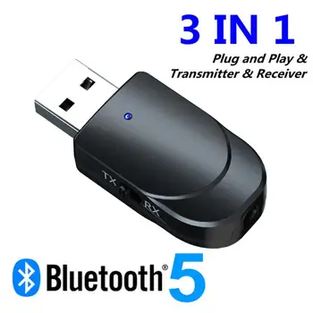 Bluetooth Audio Sprejemnik Kn330 Bluetooth Adapter za Dva-v-Enem Za Slušalke PC mobilnih telefonov, Avto, TV, Usb, Tv Adapter Avdio Sprejemnik