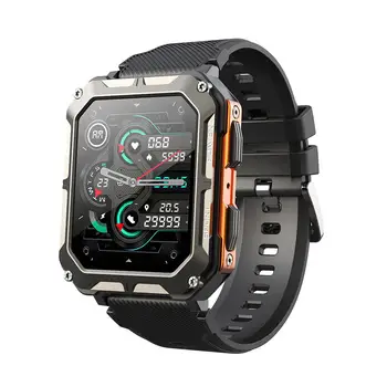 C20pro Moških Pametno Gledati Bluetooth, združljiva Klic 1.83 Palčni Hd Zaslon, Ip68 Vodotesen Šport Smartwatch