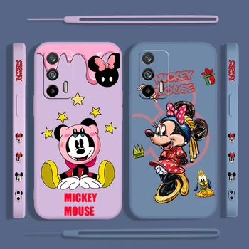 Disney Minimalističen Mickey Minnie Za Realme Q5i V23 Narzo 50A 50i 10 9i 7i 8i 6s 5i 6i Predsednik Svetovne Tekoče Levo Vrv Primeru Telefon