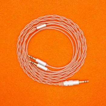 DIY slušalke žične eno crystal bakreni kabel za D600 D7200 D7100 T1 T5P MDR-Z7 HE6se HE560