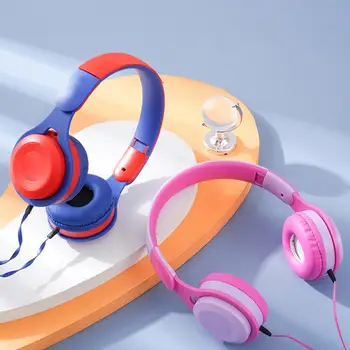 Koristno Zložljiva prihranek Prostora Žične Slušalke Visoko Zmogljivost Žične Slušalke Stereo Surround za Poslušanje Glasbe