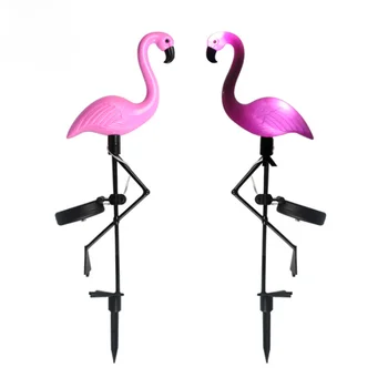 LED Travnik Sončne Flamingo Lučka na Prostem, Solar Powered Vrt Lahka Nepremočljiva Dvorišče Pot Dekorativne Luči Za Teraso, Dvorišče Pot