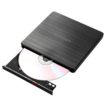 Lenovo GP70N USB2.0 Zunanji Optični Pogon DVD Snemalnik, Kompakten Design za Podporo Branje Snemanje Plug and Play Optični pogon