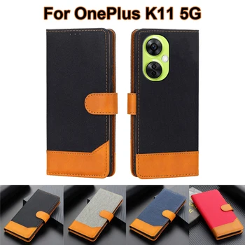 Magnetni Telefon Primerih Za OnePlus K11 5G Primeru Usnje Knjigo Stati Flip Capas Denarnice Kritje Za Funda OnePlus K11 K 11 PJC110 Coque