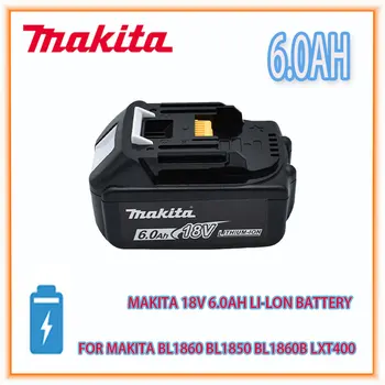 Makita 18V 6000mAh Litij-ionska Akumulatorska Baterija 18v vaja Zamenjava Baterije BL1860 BL1830 BL1850 BL1860B
