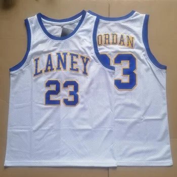 Michael Jorda n Visoka Šola Laney 23# Košarka Jersey Vse Stitched Retro Majice za Košarko