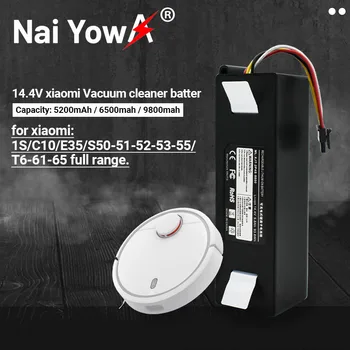 Novo Batterie de remplacement pour aspirateur Robot Xiaomi Roborock S50 S51 S55 1 S batterie li-ion 14,4 V LG mobilni Panasonic celic