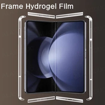 Okvir Hydrogel Film Za Samsung Ž Krat 5 Strani Zaščitno folijo Za Samsung Ž Flip 5 krat 5 flip 5 Mehko Film Ni Stekla