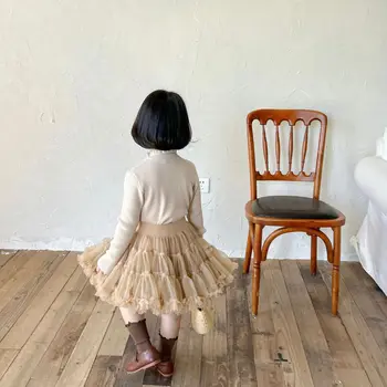 Otrok Tutu Krilo Dekleta 2023 Nova Modna Barva Princesa Priložnostne Preprost Novi Modi Sladko Krilo za Dojencek Dekliška