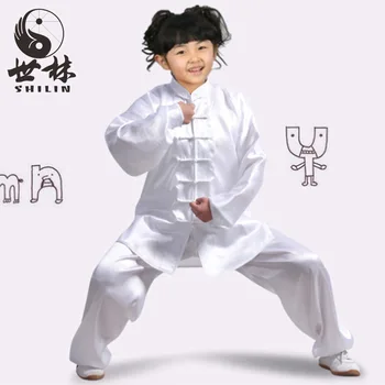 Otrok Wushu Obleka Dekle, Fant Tradicionalni Kitajski Kung Fu Enotno Otroci Tai Chi Oblačila, Ki Kung Fu Bo Ustrezala Borilne Veščine Enotna
