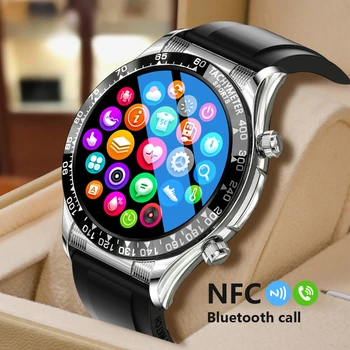 Pametno Gledati 2023 NFC Smartwatch Bluetooth Klice Ure Moških Fitnes Zapestnica 1.32 palčni Multi-Sport Mode po Meri Watch Face