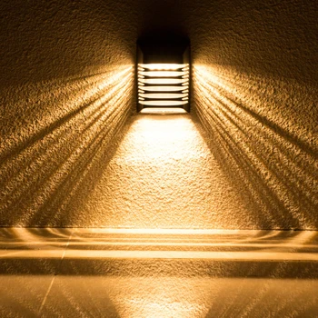 Solarna Svetilka na Prostem LED Luči IP65 Vodotesen za Vrt Dekoracijo, Balkon, dvorišče Street Wall Decor Svetilke Vrtne Luči