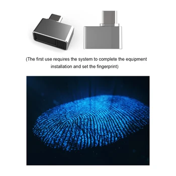 Tip-C Zaklepanje Biometrični Čitalnik Geslo, brez Prijava/Prijava-v Odklepanje Modul Laptop PC Biometričnih Prenosni Skener za Windows 7/10/11