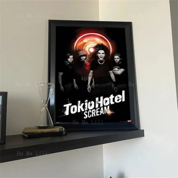 Tokio Hotel Band Plakat Letnik Noframed Platno Wall Art Za Dnevna Soba Dekor