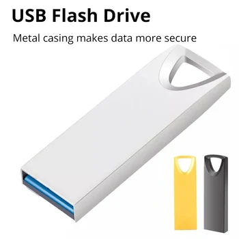 USB Flash Disk Kovinski 16 32 64 GB USB Flash Disk Računalnika varnostne Kopije Podatkov Darilo za Visoke Hitrosti, Vodotesna USB Flash Disk
