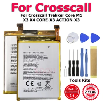 XDOU Visoke Kakovosti LPN385350 TrekkerM1 LPN385375 Baterija Za Crosscall Pohodnik Jedro M1 X3 X4 CORE-X3 UKREP-X3 + Komplet Orodij