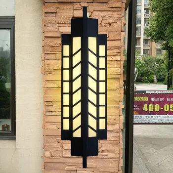 XL, 100 CM Vertikalni Zunanji Stenske Svetilke, Vodotesne komercialni razsvetljave vrata steber luči vrtni zid sonce led razsvetljava dvorišča