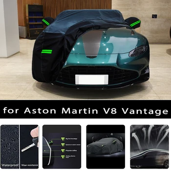 Za Aston Martin V8 Vantage Prostem Varstvo popoln komplet Zajema Snežno odejo Dežnik Nepremočljiva Dustproof Zunanja Avto oprema