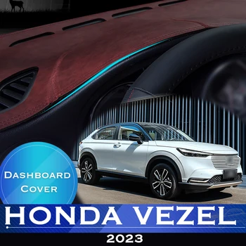 Za Honda Vezel 2023 Avto Armaturne Plošče Izognili Svetlobe Pad Instrument Platformo Desk Usnja Kritje Anti-Slip Dash Mat Dodatki